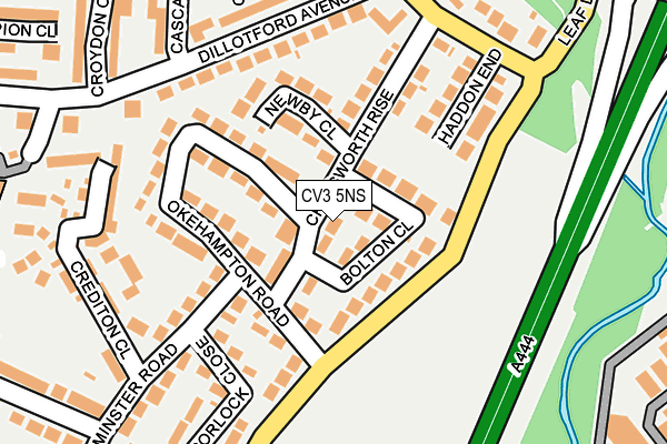 CV3 5NS map - OS OpenMap – Local (Ordnance Survey)