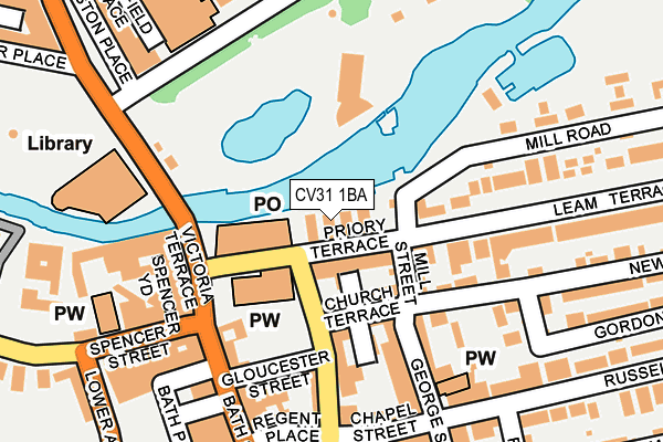 CV31 1BA map - OS OpenMap – Local (Ordnance Survey)