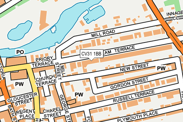 CV31 1BB map - OS OpenMap – Local (Ordnance Survey)