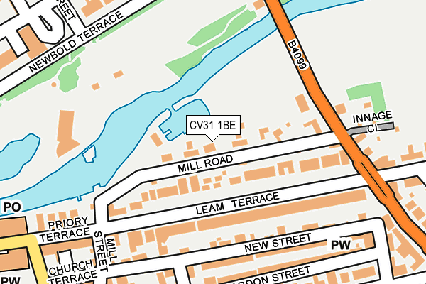 CV31 1BE map - OS OpenMap – Local (Ordnance Survey)