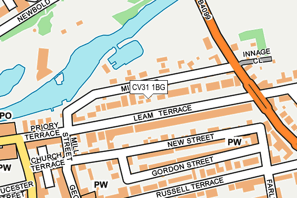 CV31 1BG map - OS OpenMap – Local (Ordnance Survey)