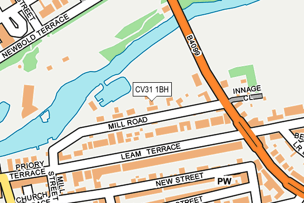 Map of THE LEAM BOAT CENTRE LIMITED at local scale