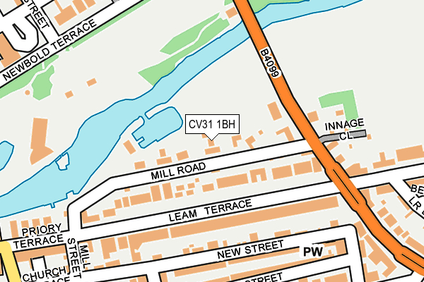 CV31 1BH map - OS OpenMap – Local (Ordnance Survey)