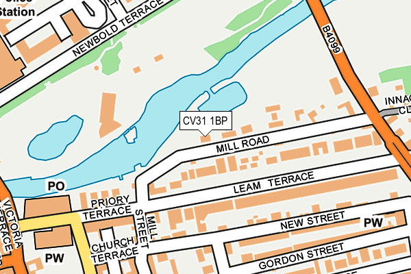 CV31 1BP map - OS OpenMap – Local (Ordnance Survey)