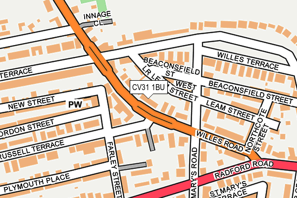 CV31 1BU map - OS OpenMap – Local (Ordnance Survey)