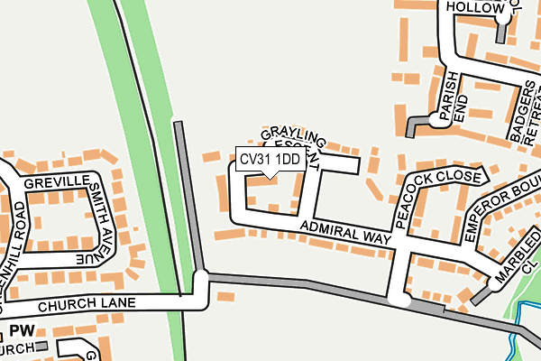 CV31 1DD map - OS OpenMap – Local (Ordnance Survey)