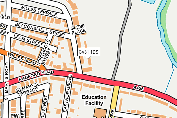 CV31 1DS map - OS OpenMap – Local (Ordnance Survey)