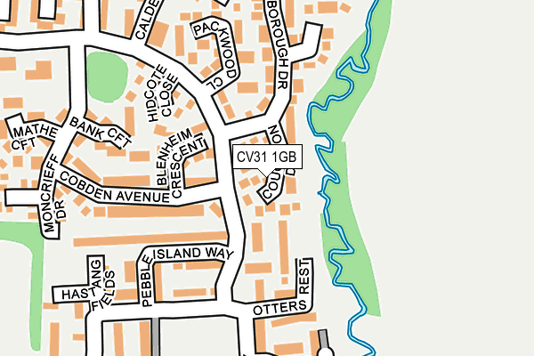 CV31 1GB map - OS OpenMap – Local (Ordnance Survey)