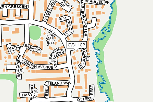 CV31 1GP map - OS OpenMap – Local (Ordnance Survey)