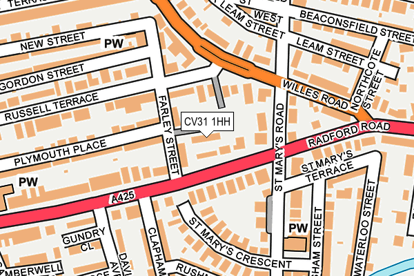 CV31 1HH map - OS OpenMap – Local (Ordnance Survey)