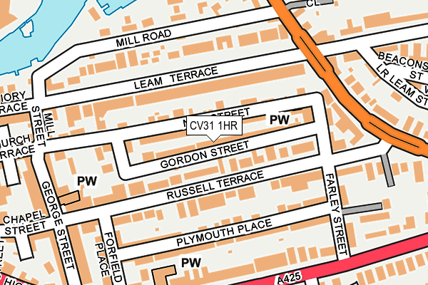 CV31 1HR map - OS OpenMap – Local (Ordnance Survey)