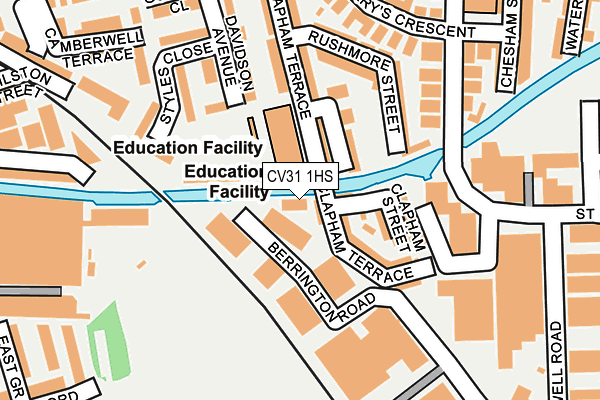 CV31 1HS map - OS OpenMap – Local (Ordnance Survey)