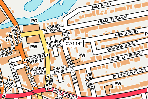 CV31 1HT map - OS OpenMap – Local (Ordnance Survey)