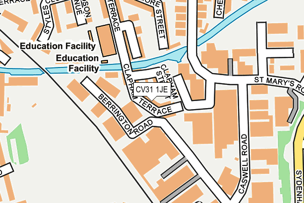 CV31 1JE map - OS OpenMap – Local (Ordnance Survey)