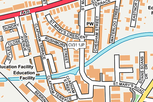 CV31 1JP map - OS OpenMap – Local (Ordnance Survey)