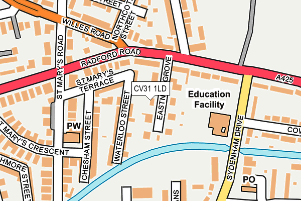 CV31 1LD map - OS OpenMap – Local (Ordnance Survey)