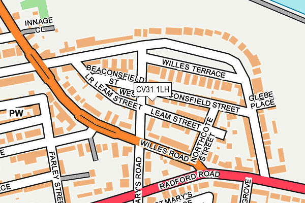 CV31 1LH map - OS OpenMap – Local (Ordnance Survey)