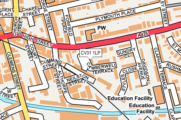 CV31 1LP map - OS OpenMap – Local (Ordnance Survey)