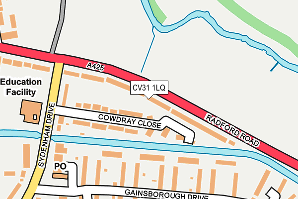 CV31 1LQ map - OS OpenMap – Local (Ordnance Survey)