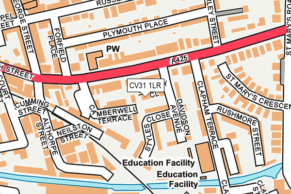 CV31 1LR map - OS OpenMap – Local (Ordnance Survey)