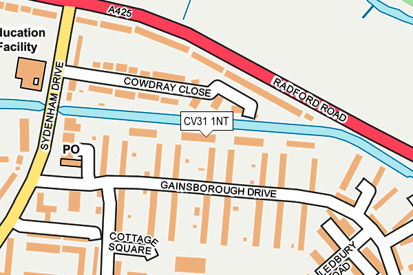 CV31 1NT map - OS OpenMap – Local (Ordnance Survey)