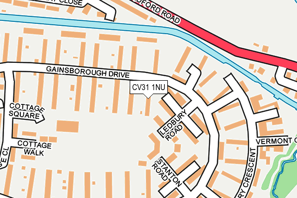 CV31 1NU map - OS OpenMap – Local (Ordnance Survey)