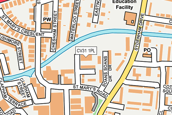 CV31 1PL map - OS OpenMap – Local (Ordnance Survey)