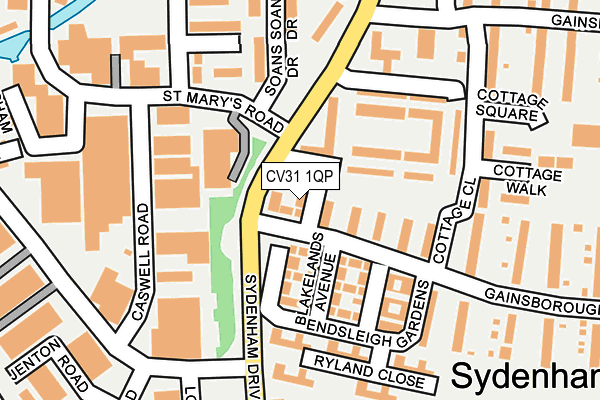 CV31 1QP map - OS OpenMap – Local (Ordnance Survey)