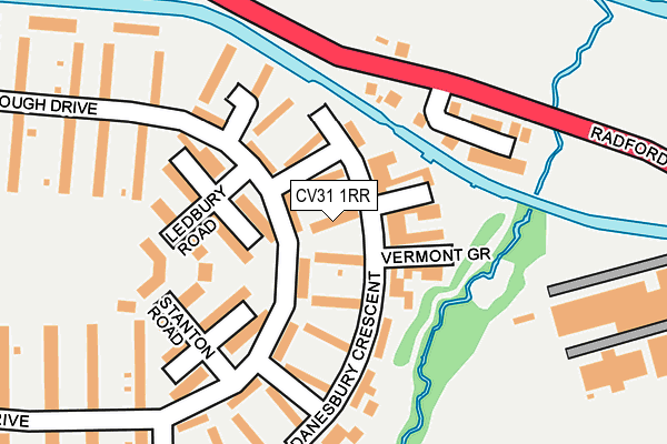 CV31 1RR map - OS OpenMap – Local (Ordnance Survey)