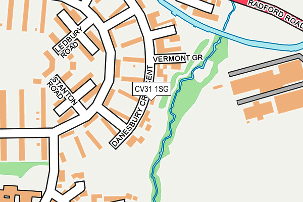 CV31 1SG map - OS OpenMap – Local (Ordnance Survey)