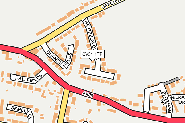 CV31 1TP map - OS OpenMap – Local (Ordnance Survey)