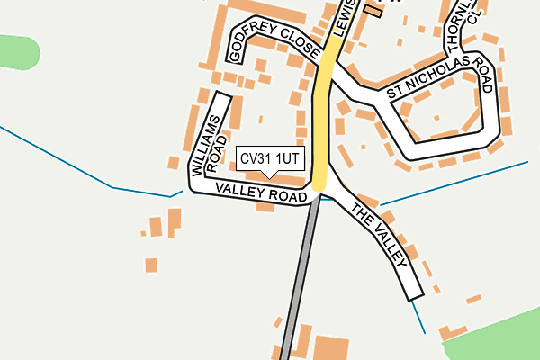 CV31 1UT map - OS OpenMap – Local (Ordnance Survey)