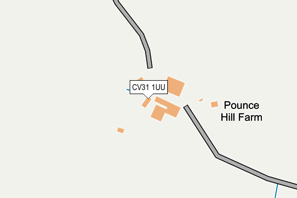CV31 1UU map - OS OpenMap – Local (Ordnance Survey)