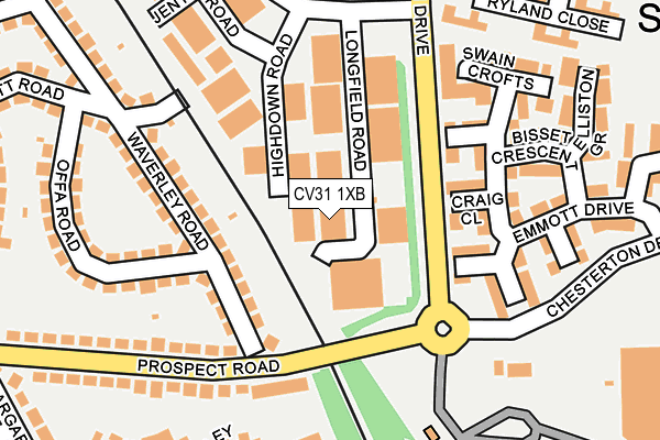 Map of KARPET KINGDOM (LEAMINGTON) LIMITED at local scale