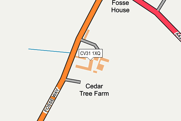 CV31 1XQ map - OS OpenMap – Local (Ordnance Survey)