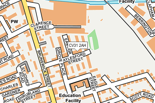 CV31 2AH map - OS OpenMap – Local (Ordnance Survey)