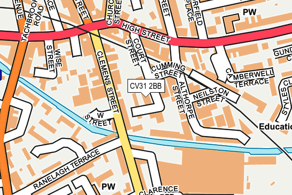 CV31 2BB map - OS OpenMap – Local (Ordnance Survey)