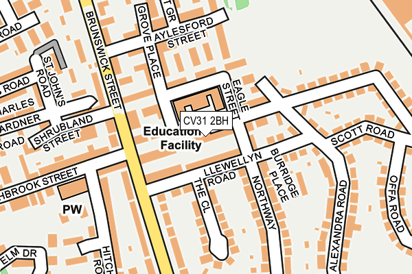 CV31 2BH map - OS OpenMap – Local (Ordnance Survey)