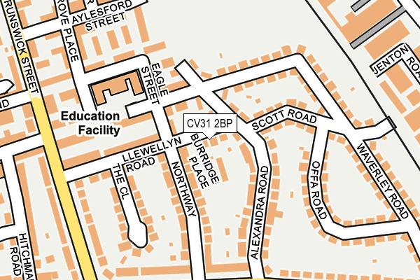 CV31 2BP map - OS OpenMap – Local (Ordnance Survey)