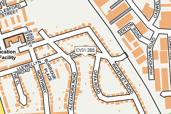 CV31 2BS map - OS OpenMap – Local (Ordnance Survey)