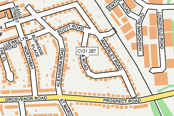 CV31 2BT map - OS OpenMap – Local (Ordnance Survey)
