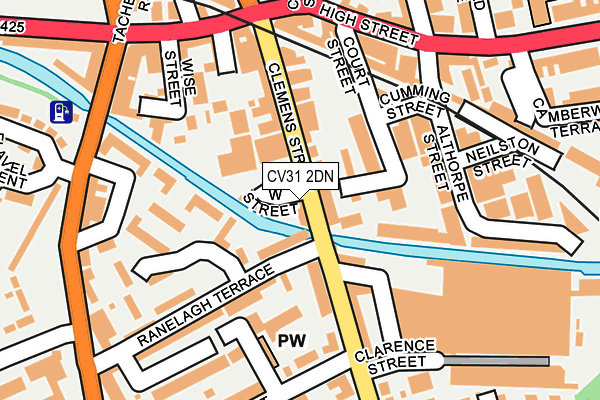 CV31 2DN map - OS OpenMap – Local (Ordnance Survey)