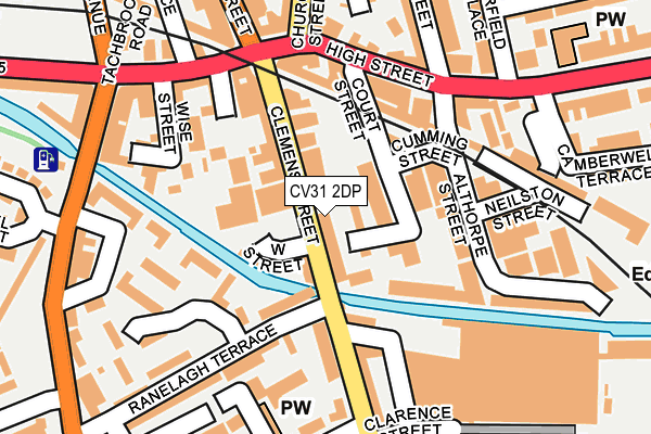 CV31 2DP map - OS OpenMap – Local (Ordnance Survey)