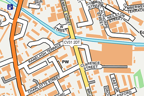 CV31 2DT map - OS OpenMap – Local (Ordnance Survey)