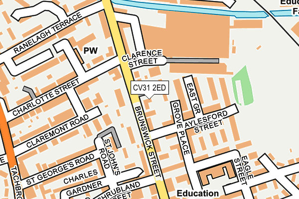 CV31 2ED map - OS OpenMap – Local (Ordnance Survey)