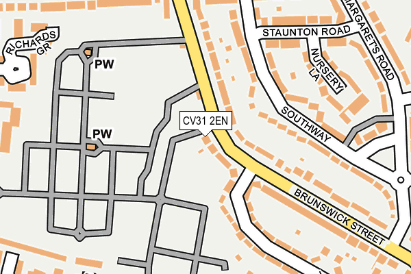 CV31 2EN map - OS OpenMap – Local (Ordnance Survey)
