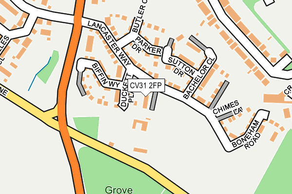 CV31 2FP map - OS OpenMap – Local (Ordnance Survey)