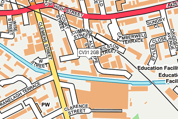 CV31 2GB map - OS OpenMap – Local (Ordnance Survey)