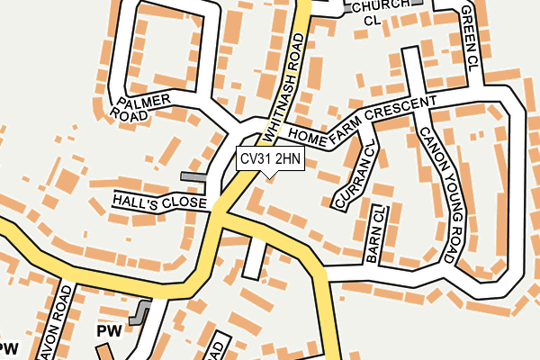 CV31 2HN map - OS OpenMap – Local (Ordnance Survey)