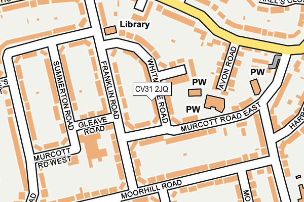 CV31 2JQ map - OS OpenMap – Local (Ordnance Survey)